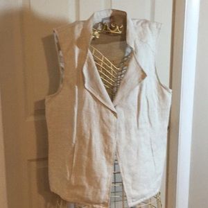 Chico’s Linen Vest